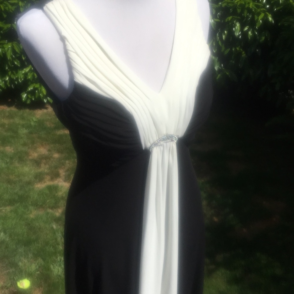 Black and White Formal Dress